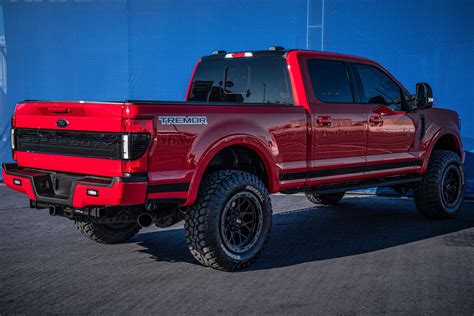Ford tremor f250 - Current Ride. 2020 Ford F-350 Tremor. I have a Grand Design Solitude that is 40ft with GVWR of 16.5K and hitch weight of 2600lbs. My Tremor is a 6.7 Platinum 350 with a payload rating of about 3200lbs. This, I think will be your limiting factor with the Tremor. If you care about the numbers, being legal, etc, etc.